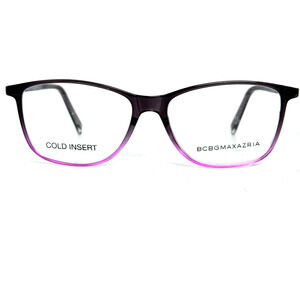 BCBGMAXAZRIA DOREENA Gray Horn Fade Eyeglasses Frame 54-15-135mm H17530